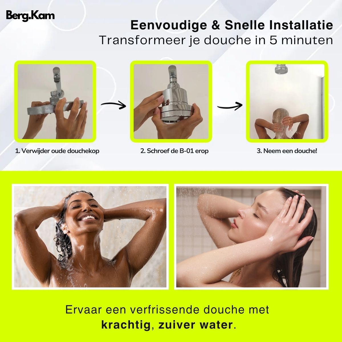 BergKam Gefilterde DoucheKop
